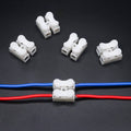 Pack of Electrical Wire Connector  2-Way Terminal Block