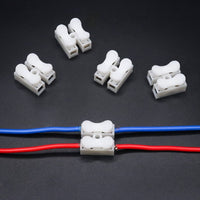 Pack of Electrical Wire Connector  2-Way Terminal Block