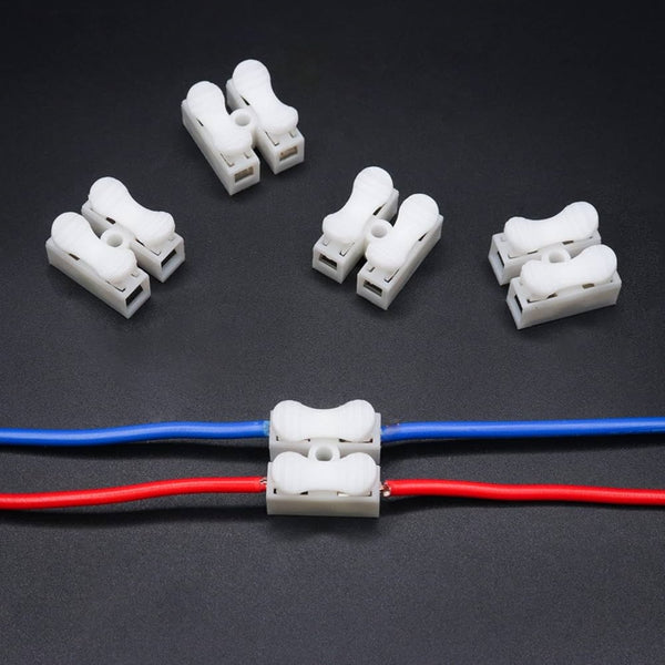 Pack of Electrical Wire Connector  2-Way Terminal Block