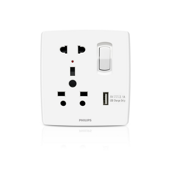 Philips Telephone Socket & TV Socket - Leafstyle