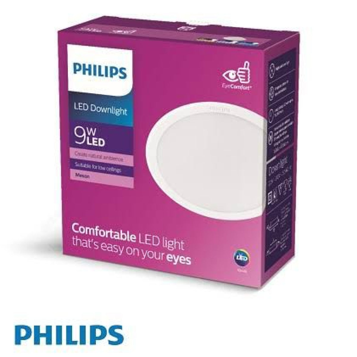 PHILIPS LED Downlight 9W SMD 4" Dia Recessed