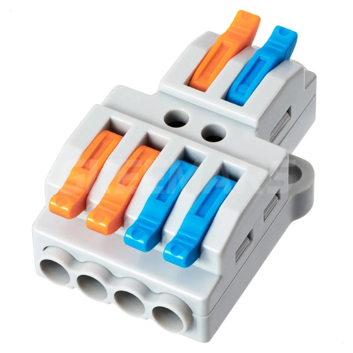 Pack of 5 - Lever Wire Connector 4 TO 2