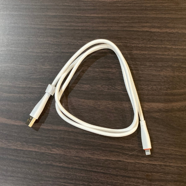 Silicone Coated iPhone Charging Cable – Fast Charging & Data Sync Cable