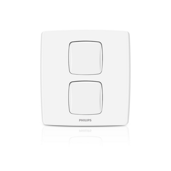 Philips 2 gang Switch - Leafstyle