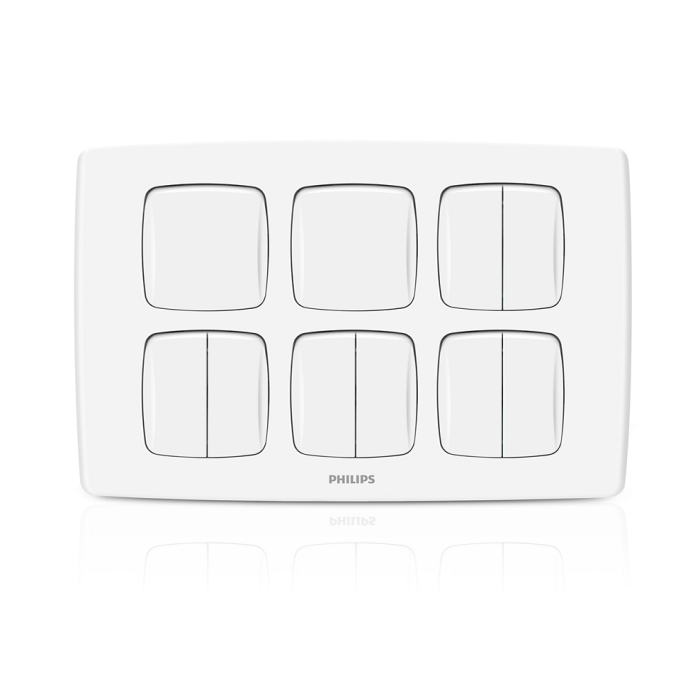Philips 10 gang Switch - Leafstyle