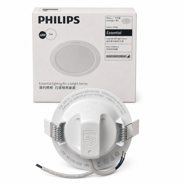 Philips 7W LED Downlight — Recessed Ceiling Light
