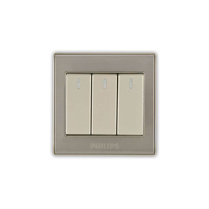Philips Elegant 3 Gang Switch