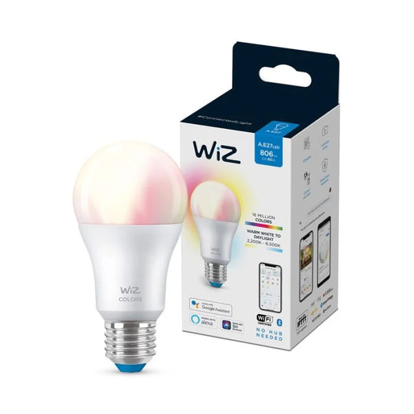 Philips Wiz Smart Bulb - 8 Watts Wi-Fi RGB LED Bulb