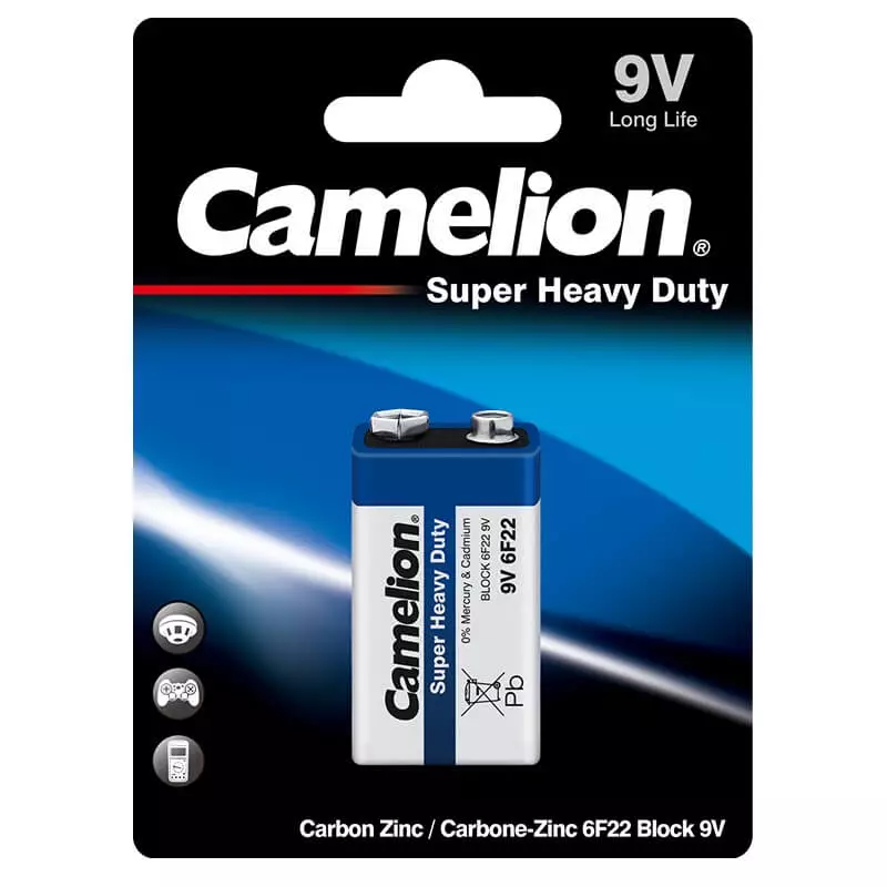 Camelion super heavy duty battery – 6F22 9V